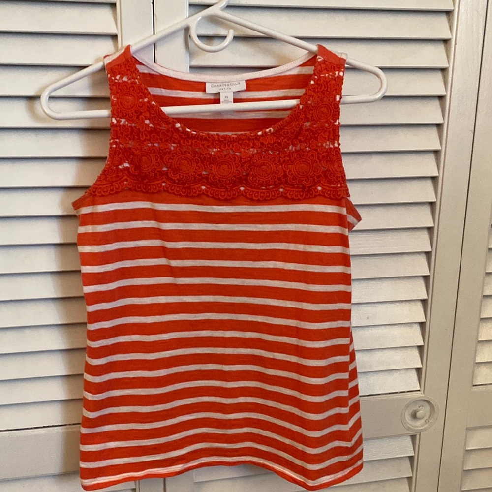 Charter Club Women’s Petite Sleeveless Top